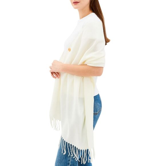 Alpine Swiss Womens Shawl Evening Wrap Pashmina Large Scarf Fringe Cape Poncho - Picture 4 of 7